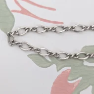 Vintage Sterling Silver Figaro Bracelet - Image 3
