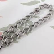 Vintage Sterling Silver Heart Padlock Charm Bracelet Hallmarked - Image 4