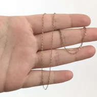 Vintage 9ct Gold Cable Link Necklace - Image 2