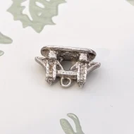 Vintage Silver London Tower Bridge Charm Pendant - Image 6
