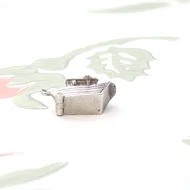 Vintage Silver Noah Ark Charm Biblical Opening Pendant - Image 4