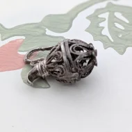 Vintage Silver Opening Water Jug Charm Pendant - Image 7