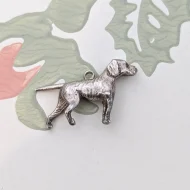 Vintage Silver Hound Dog Charm Pendant - Image 4