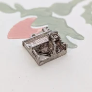 Vintage Silver Piano Charm Pendnat - Image 3