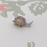 Vintage Silver Hedgehog Charm Pendant - Image 4