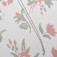 Vintage Sterling Silver Cable Link Chain Necklace - Image 3