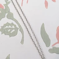 Vintage Sterling Silver Cable Link Chain Necklace - Image 5