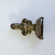 Antique Georgian Wax Seal Fob "Who Neglects Me Loses Me" Pendant - 2