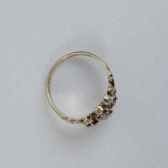 Vintage 9ct Gold Ruby Diamond Ornate Fancy Cluster Ring - 2