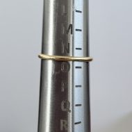 Vintage 18ct Gold Platinum Diamond Trilogy Ring 0.5CT - 2
