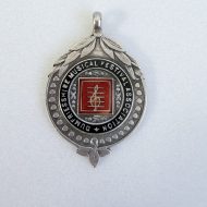 Vintage Sterling Silver Dumfriesshire Music Festival Enamel Medal Fob - 2