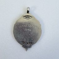 Vintage Sterling Silver Dumfriesshire Music Festival Enamel Medal Fob - 6