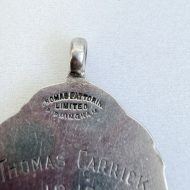 Vintage Sterling Silver Dumfriesshire Music Festival Enamel Medal Fob - 7
