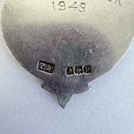 Vintage Sterling Silver Dumfriesshire Music Festival Enamel Medal Fob - 8