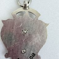 Vintage Sterling Silver Boys Brigade Medal Fob Glasgow Hallmark - 10