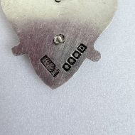 Vintage Sterling Silver Boys Brigade Medal Fob Glasgow Hallmark - 9