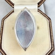 Vintage Just Andersen Denmark Modernist Sterling Silver Ring - 5