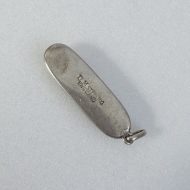 Sterling Silver Morpho Butterfly Wing Island Scene Charm Pendant Thomas Mott Antique - 6
