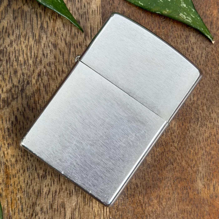 Vintage Zippo Brushed Chrome Lighter 1995 Classic