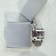 Vintage Zippo Brushed Chrome Lighter 1995 Classic - 8