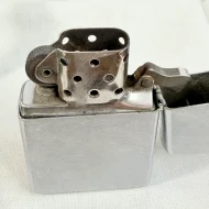 Vintage Zippo Brushed Chrome Lighter 1976 Classic - 10