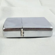 Vintage Zippo Brushed Chrome Lighter 1976 Classic - 5