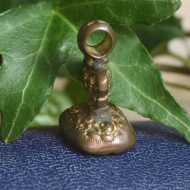 Antique Georgian Wax Seal Fob "Who Neglects Me Loses Me" Pendant - Image 5