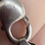 Sterling Silver Flat Curb Chain Bracelet 925 11.5" 30g, photo 11
